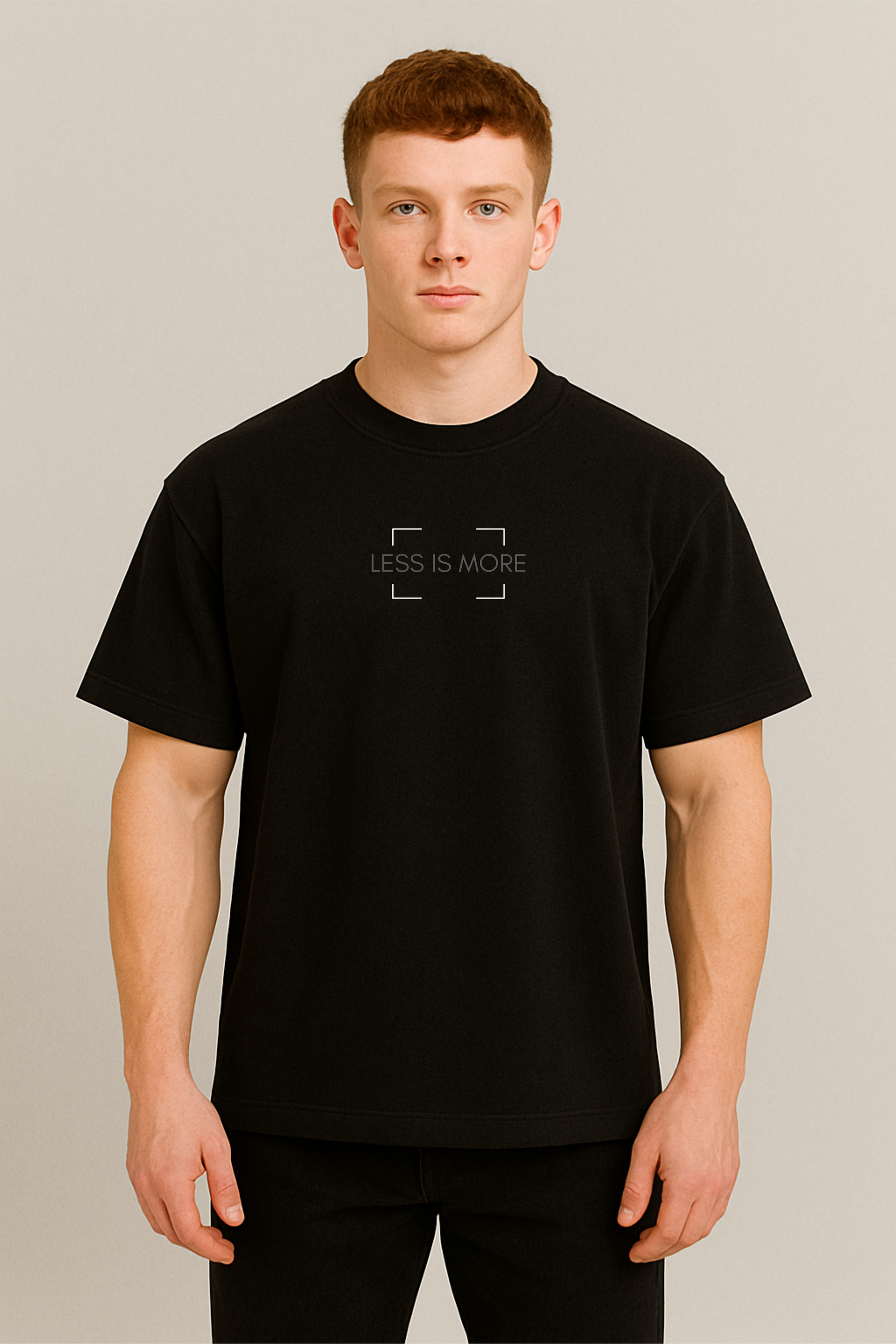 PLAYERA LESS IS MORE 300gr