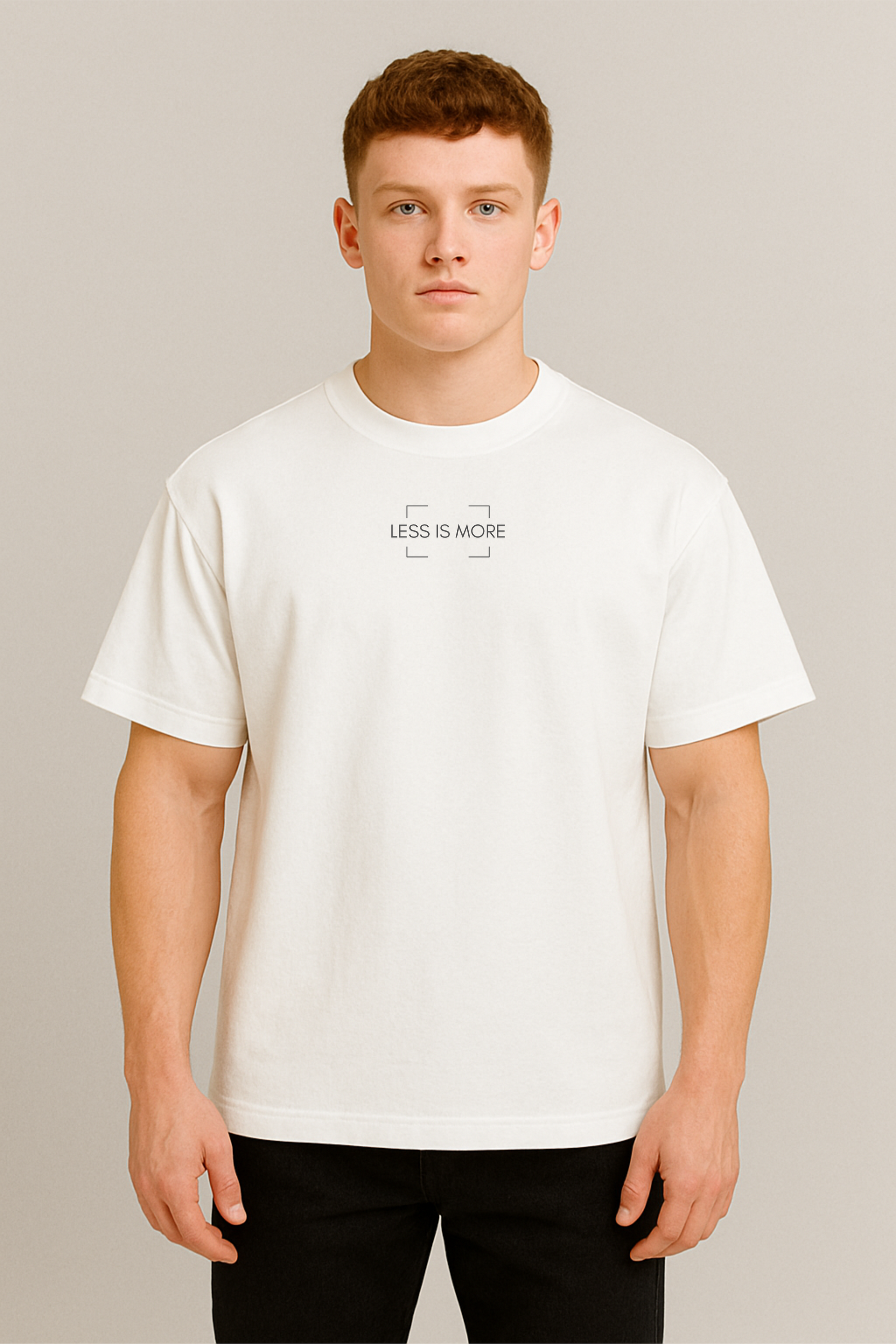 PLAYERA LESS IS MORE 300gr